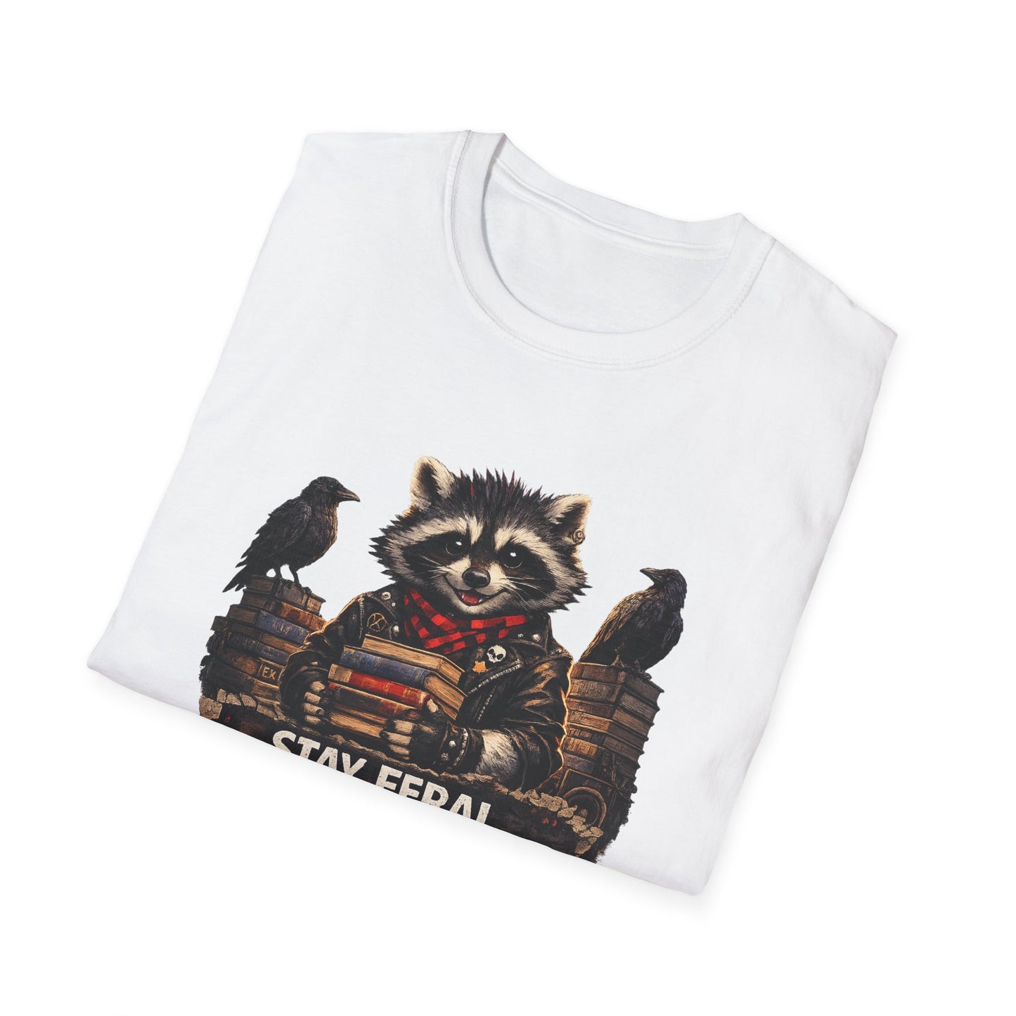 "Stay Feral, Read Books" Graphic Tee