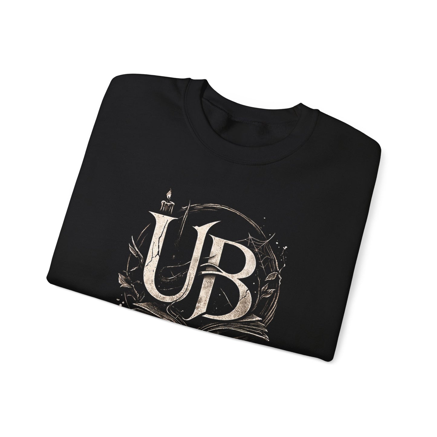Crewneck Sweatshirt — Vintage 'UB' Monogram Gothic Logo Pullover