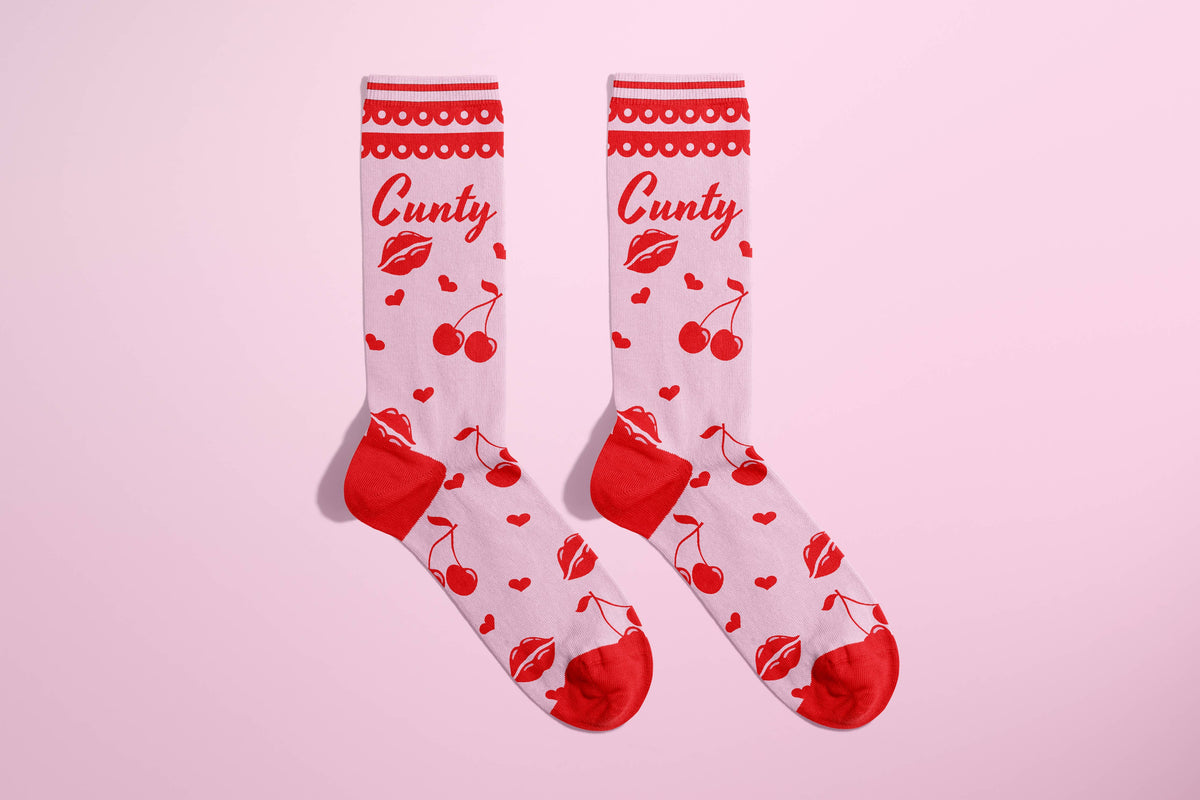 Cunty Socks (funny gifts, empowerment gifts)