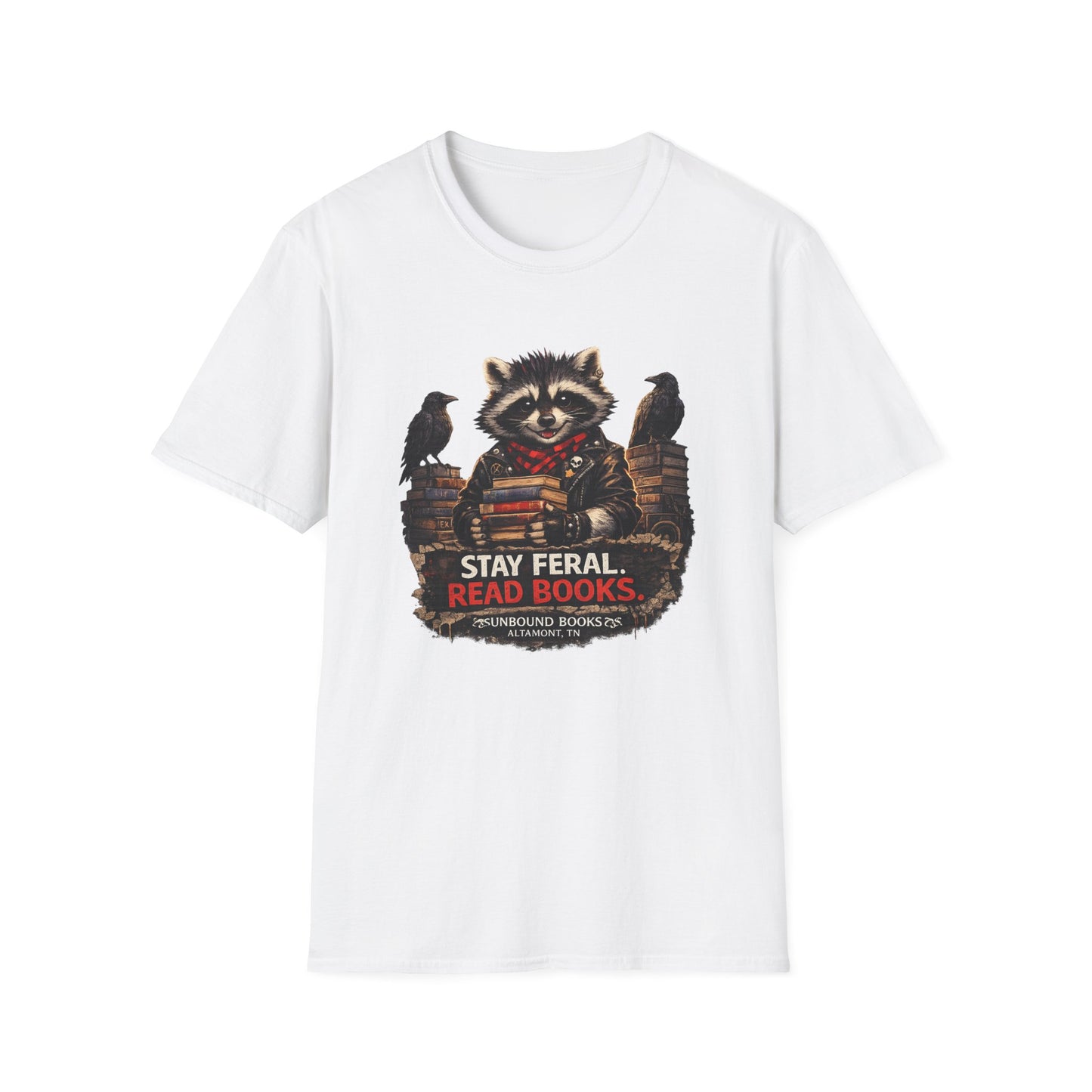 "Stay Feral, Read Books" Graphic Tee