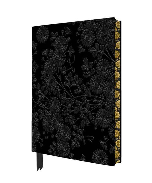 Uematsu Hobi: Box Decorated with Chrysanthemums Artisan Art Notebook (Flame Tree Journals) by