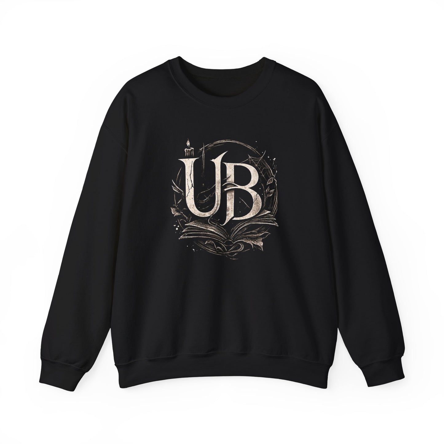 Crewneck Sweatshirt — Vintage 'UB' Monogram Gothic Logo Pullover