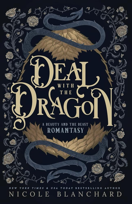 Deal with the Dragon: A Beauty and the Beast Retelling / Dragon Shifter Romantasy (Queens & Nightmares) cover image