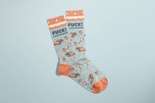 Fuck! I Love Reading Socks (funny gifts, books, bookish)