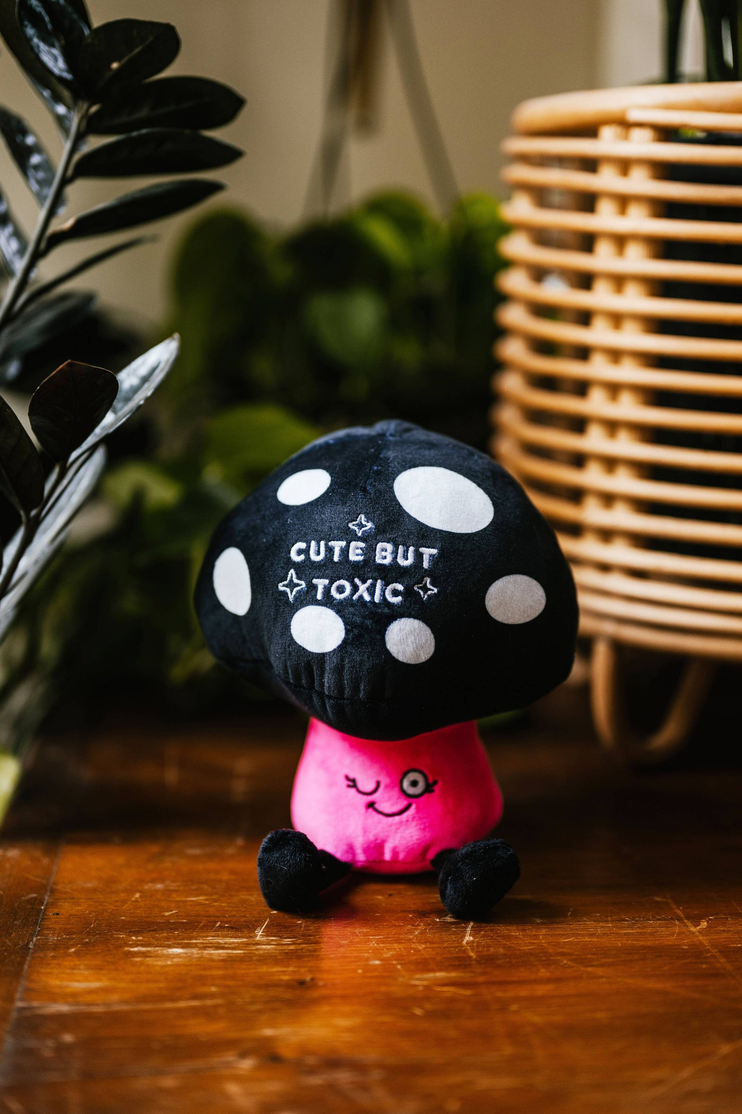 Plush Mushroom  Soft Cuddly Perfect For Gifting Toy Funny