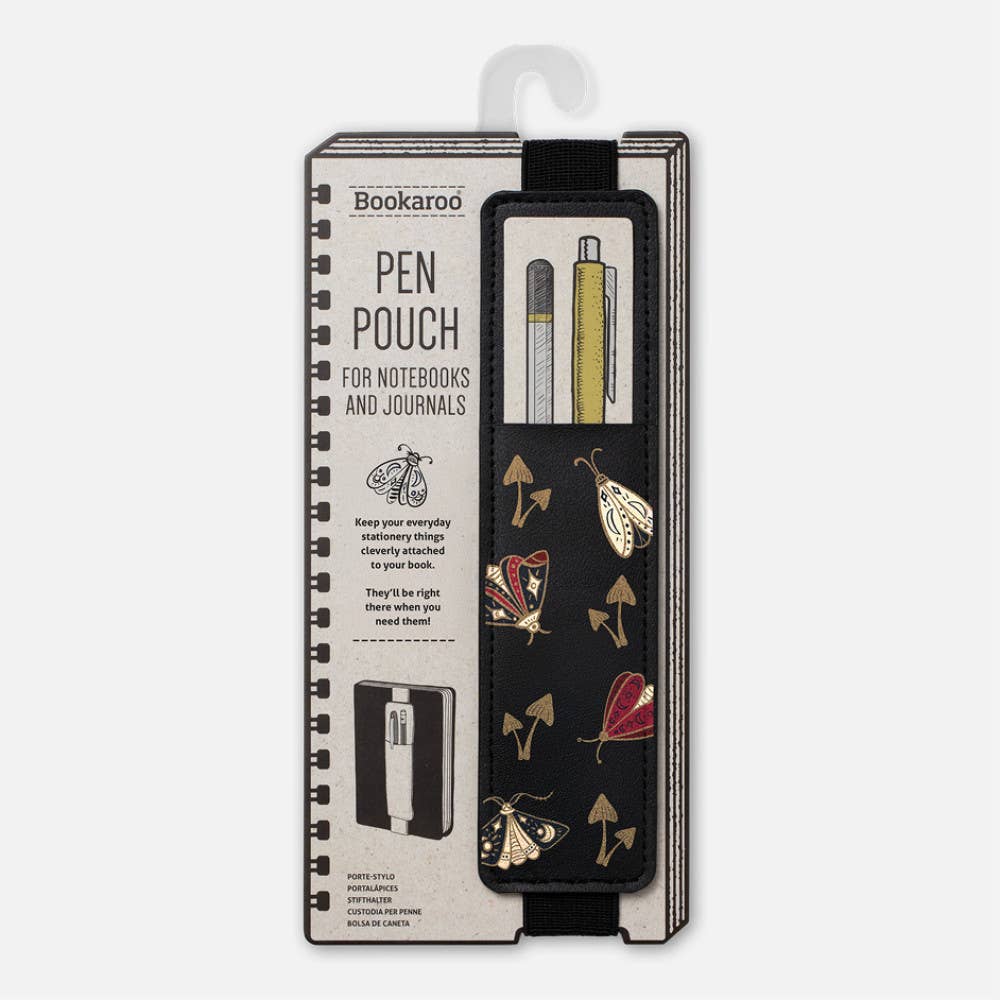 Bookaroo Dark Moth Book Pouch